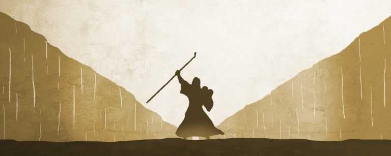 Main picture: Moses crossing the red sea